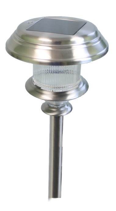 4) MOONRAYS 91354 Solar White LED Garden/Outdoor Lawn Lights Lamp - Open Box
