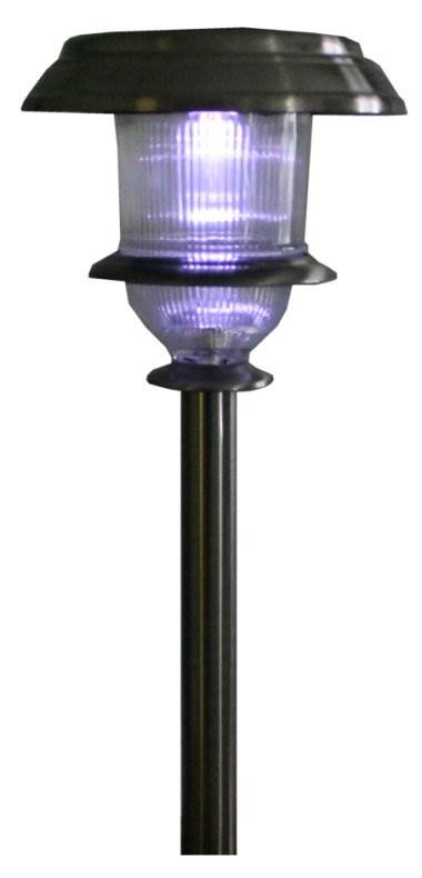 4) MOONRAYS 91354 Solar White LED Garden/Outdoor Lawn Lights Lamp - Open Box