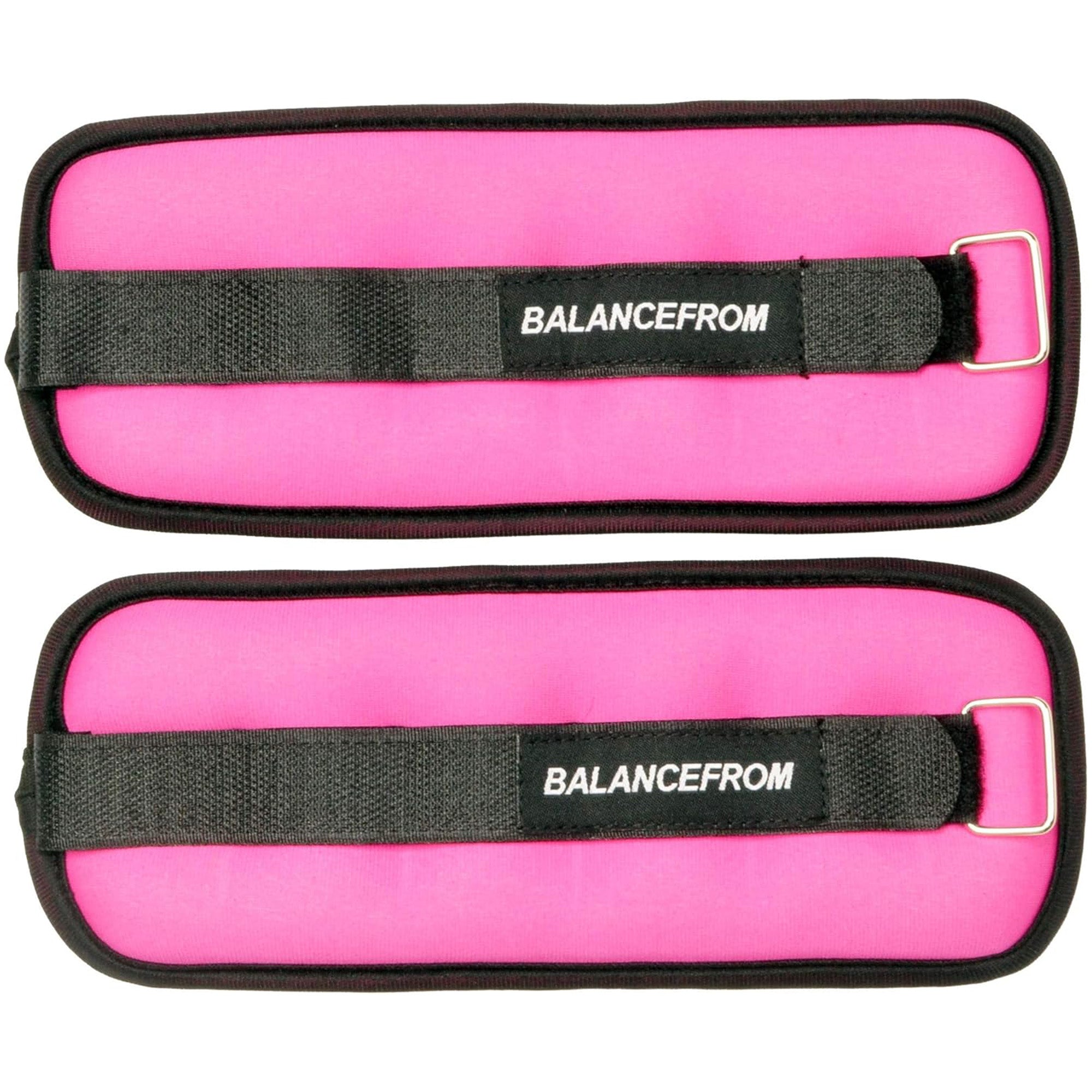 BalanceFrom Fully Adjustable Ankle, Wrist, Arm/Leg Weights, 2-lb (Open Box)