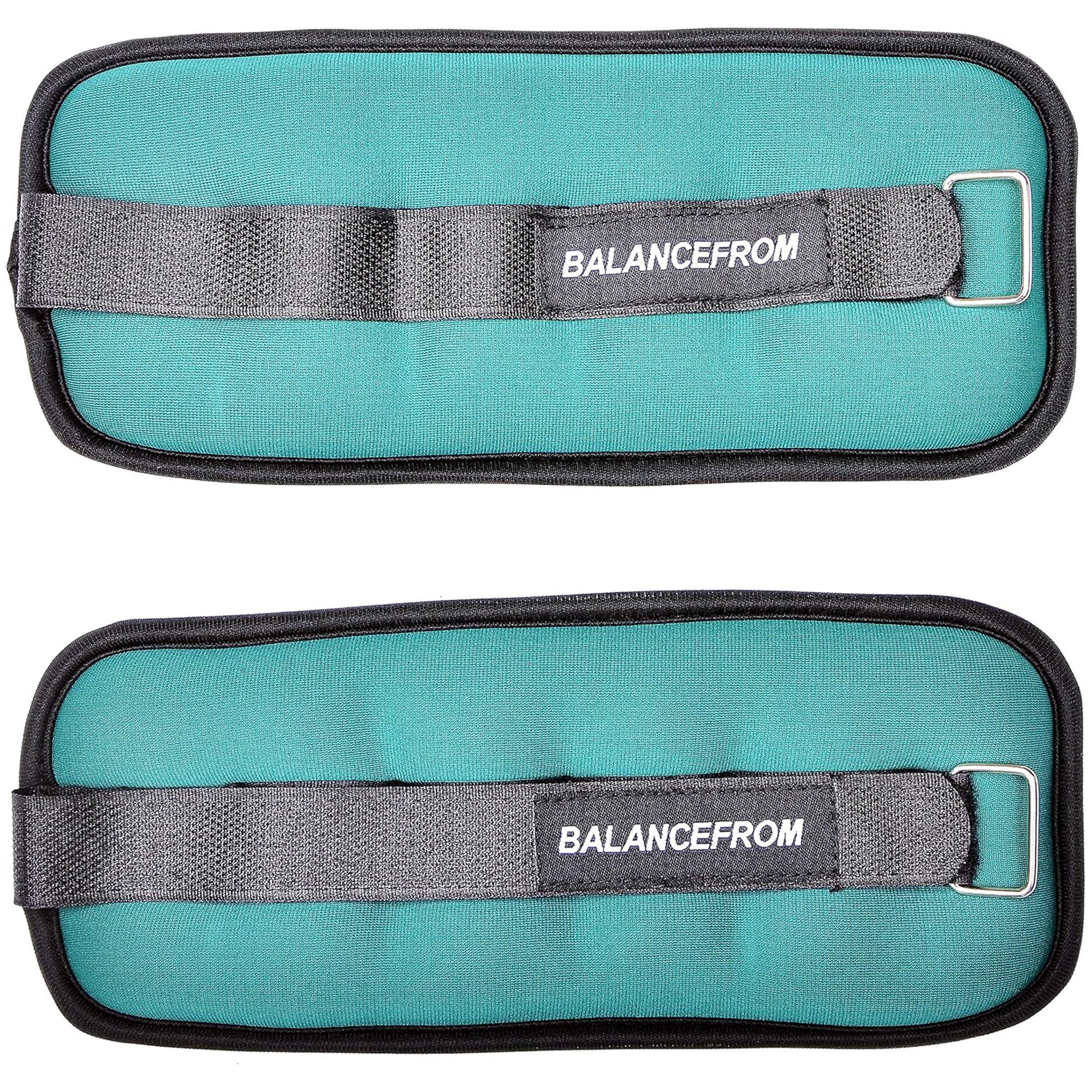 BalanceFrom Fitness Adjustable Ankle, Wrist, Arm or Leg Weights, 3-lb (Open Box)