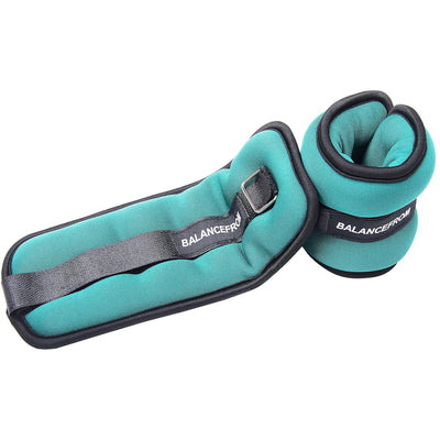 BalanceFrom Fitness Adjustable Ankle, Wrist, Arm or Leg Weights, 3-lb (Open Box)
