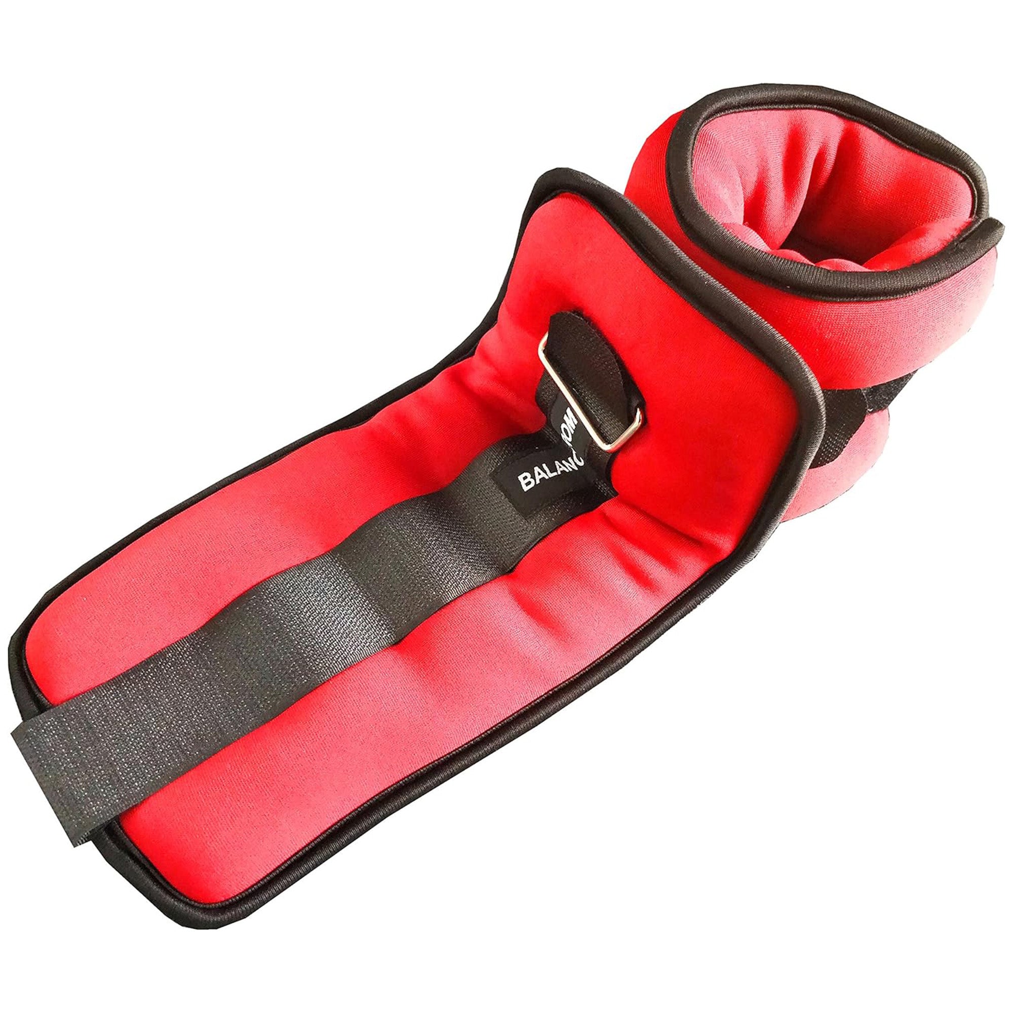 BalanceFrom Fully Adjustable Ankle, Wrist, Arm, Leg Weights, 10-lb (Open Box)