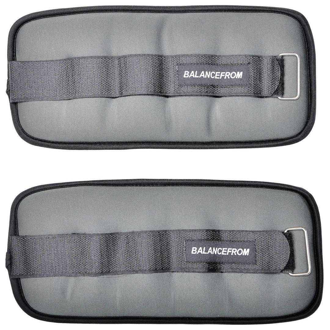 BalanceFrom Adjustable Ankle, Wrist, Arm or Leg Weights, 6-lb Pair (Open Box)