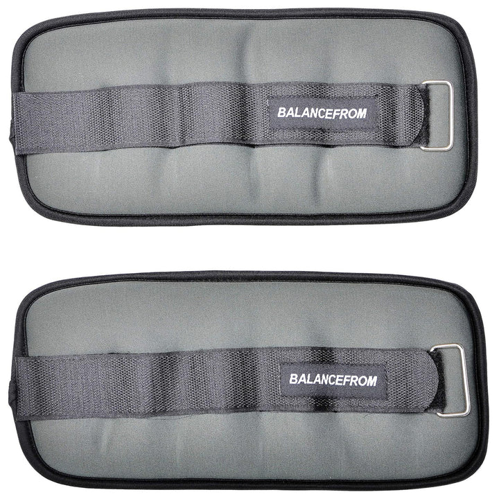 BalanceFrom Adjustable Ankle, Wrist, Arm or Leg Weights, 6-lb Pair (Open Box)