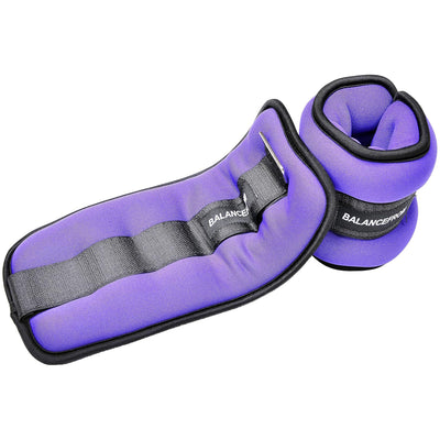 BalanceFrom Fully Adjustable Ankle, Wrist, Arm or Leg Weights, 5-lb (Open Box)