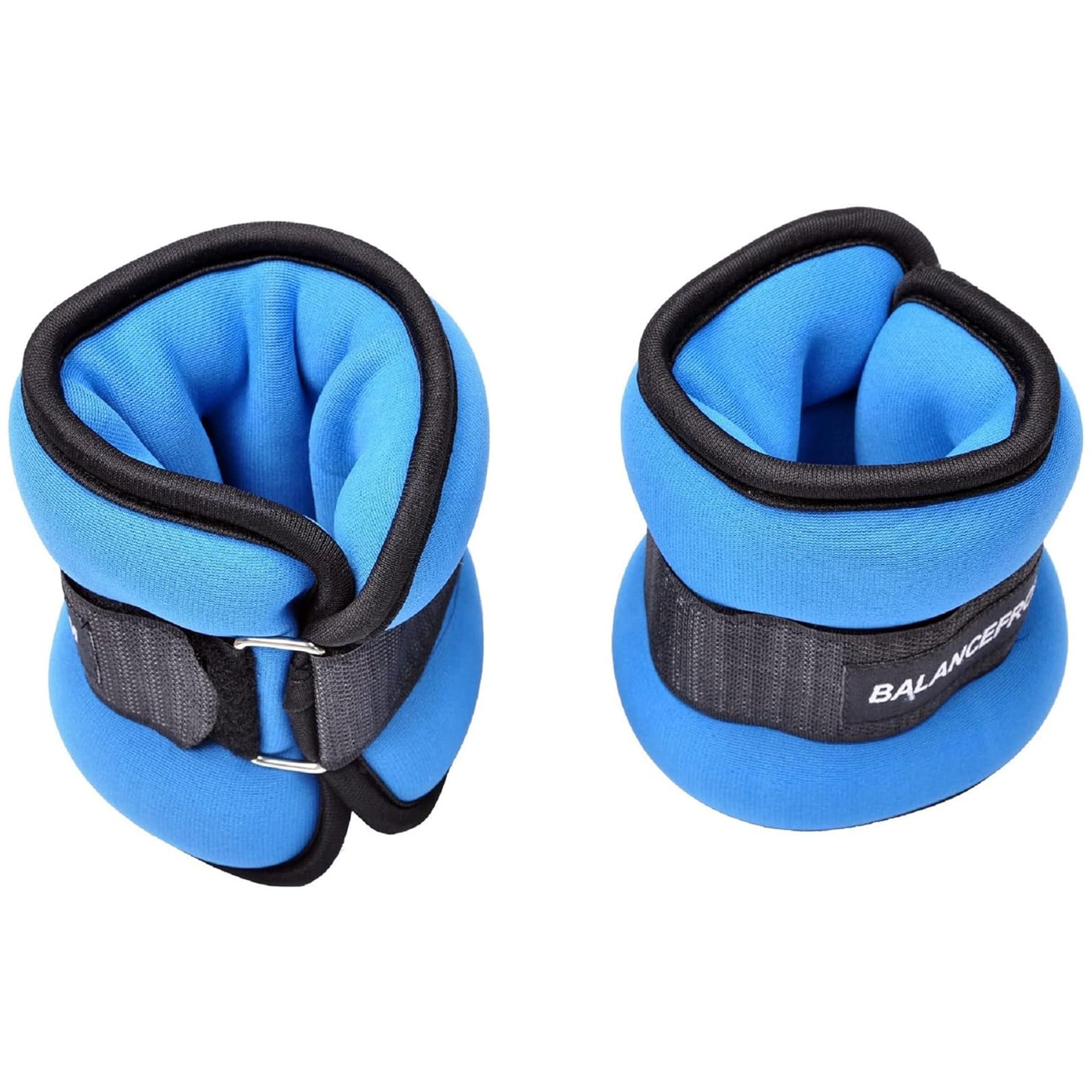 BalanceFrom Fully Adjustable Ankle, Wrist, Arm/Leg Weights, 4-lb Pair (Open Box)