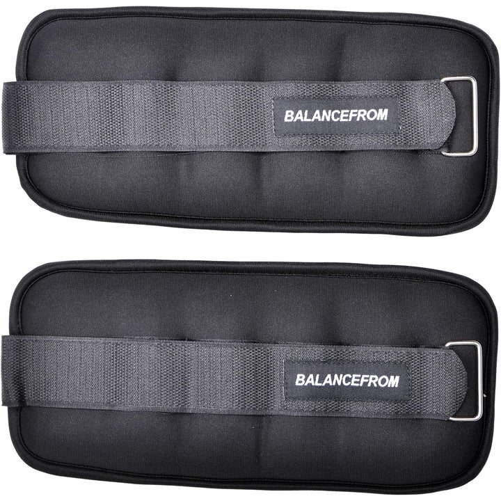 BalanceFrom Fully Adjustable Ankle, Wrist, Arm or Leg Weights, 8-lb (Open Box)