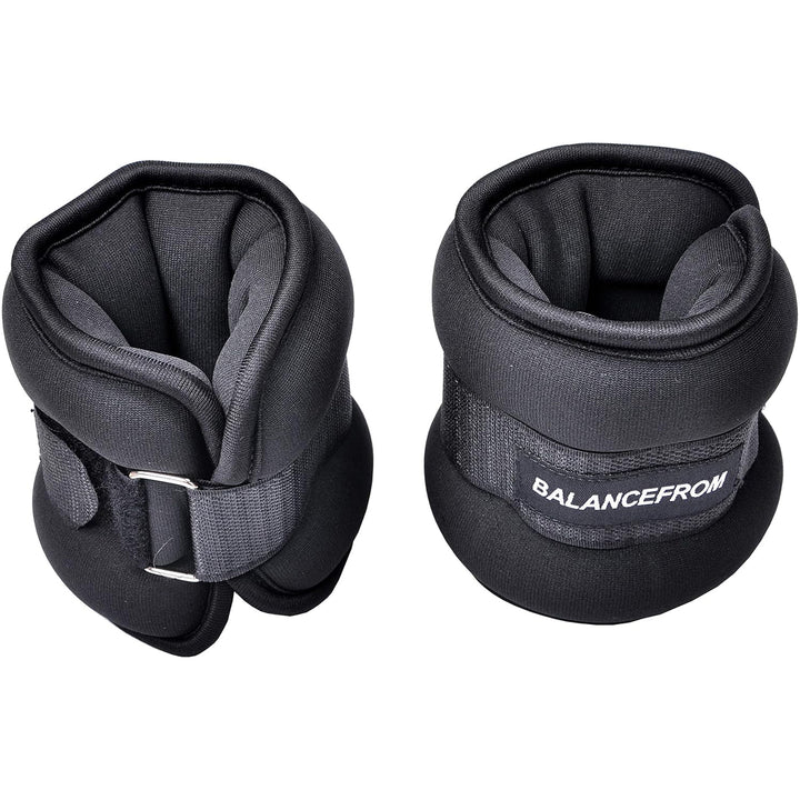 BalanceFrom Fully Adjustable Ankle, Wrist, Arm or Leg Weights, 8-lb (Open Box)