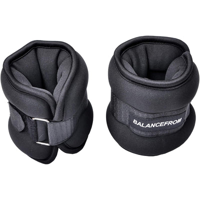 BalanceFrom Fully Adjustable Ankle, Wrist, Arm or Leg Weights, 8-lb (Open Box) - VMInnovations