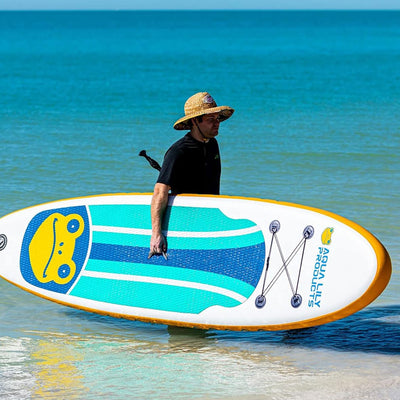 Aqua Lily Pad Inflatable Paddle Board w/Accessories & Carry Bag(Open Box) - VMInnovations