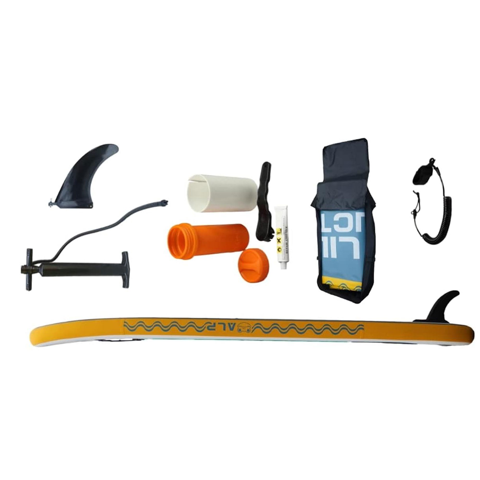 Aqua Lily Pad Inflatable Paddle Board w/Accessories & Carry Bag(Open Box) - VMInnovations