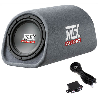 MTX AUDIO RT8PT 8" 240W Car Subwoofer & Soundstorm AKS8 8 Gauge Amp Wiring Kit - VMInnovations