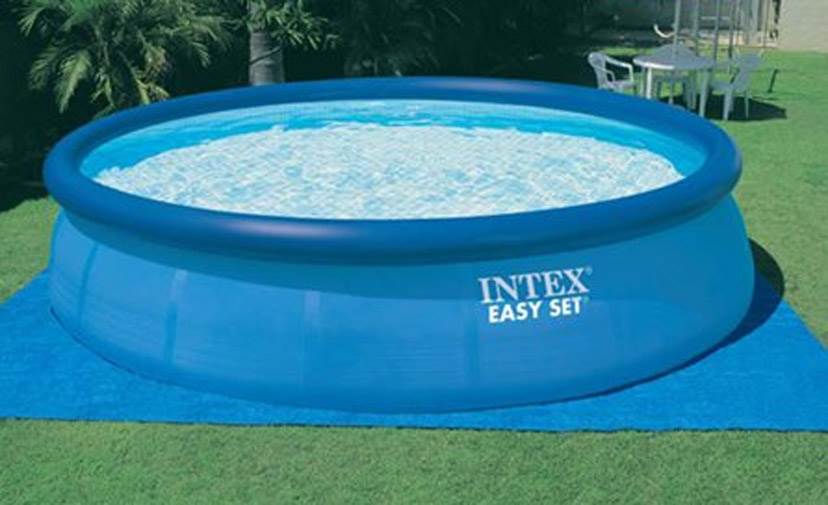 INTEX 18' x 48" Easy Set Swimming Pool Complete Kit w/ 1500 GPH Pump | 56904EG