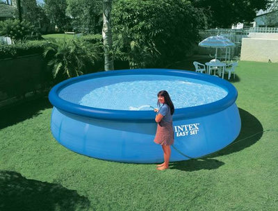 INTEX 18' x 48" Easy Set Swimming Pool Complete Kit w/ 1500 GPH Pump | 56904EG