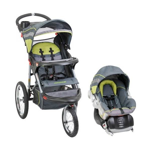 Baby Trend Expedition Swivel Jogging Stroller & Infant Car Seat Travel System