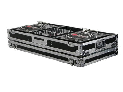 NEW Odyssey FZBM12W 12" Pro DJ Mixer Turntable Battle Mode Flight Case w/ Wheels - VMInnovations