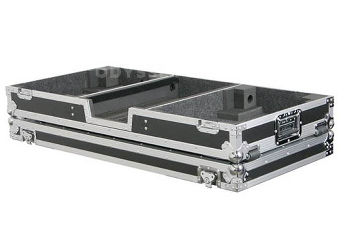 NEW Odyssey FZBM12W 12" Pro DJ Mixer Turntable Battle Mode Flight Case w/ Wheels - VMInnovations
