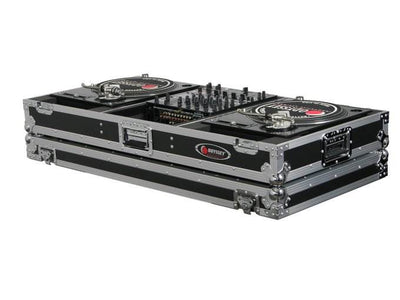 NEW Odyssey FZBM12W 12" Pro DJ Mixer Turntable Battle Mode Flight Case w/ Wheels - VMInnovations