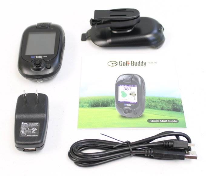GOLF BUDDY TOUR GPS Range Finder - Course & Hole w/ Tracker - Open Package