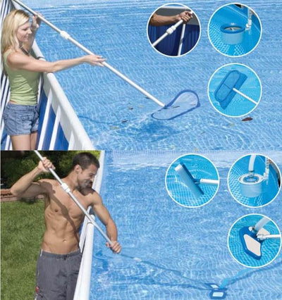 INTEX 18' x 52" Ultra Frame Swimming Pool Set w/ Pump System 54957EG - Open Box