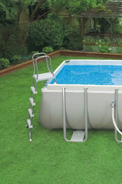 INTEX 24' x 12' x 52" Ultra Frame Rectangular Swimming Pool 28363EG (Open Box)