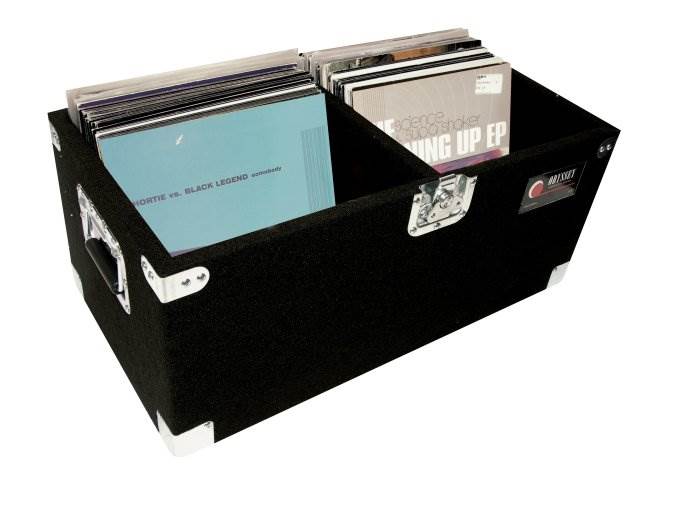 2 Odyssey CLP200P Carpeted Pro DJ Cases w/Detachable Lid - 400 LP Vinyl Records - VMInnovations