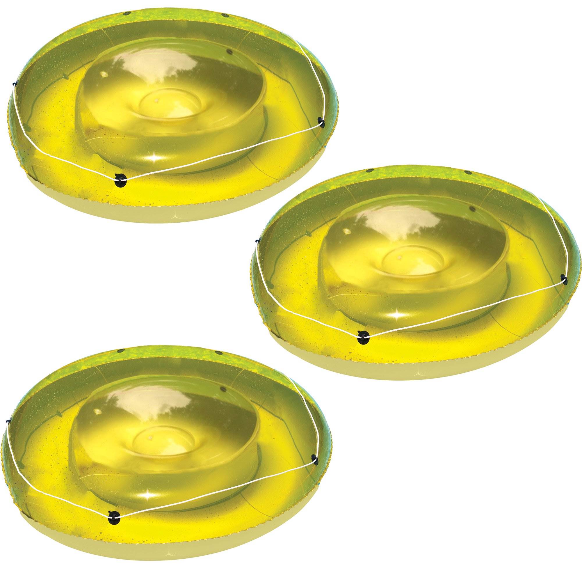 3) Swimline 9050 72" Swimming Pool Sun Tan Lounger Island Float Inflatables - VMInnovations