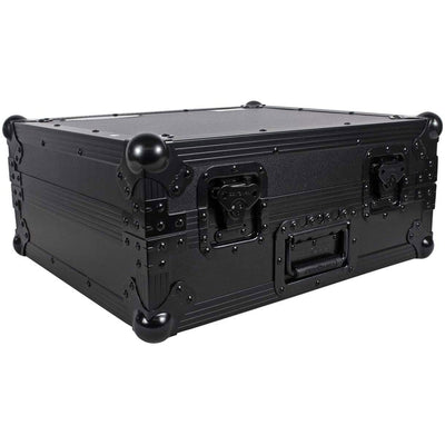 2 Odyssey FZ1200BL Technics 1200 Style Turntable Cases for Numark/Stanton Mixers - VMInnovations