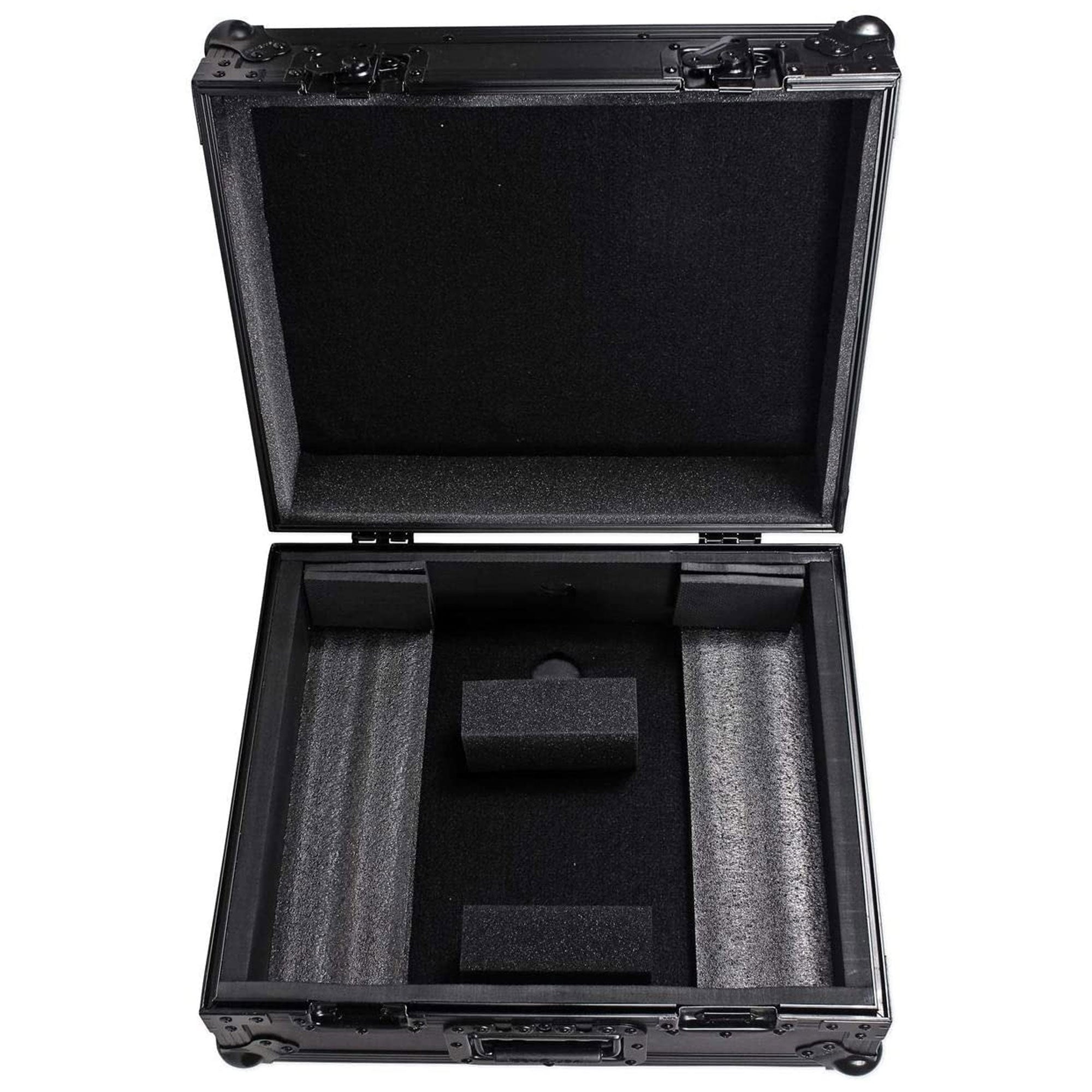2 Odyssey FZ1200BL Technics 1200 Style Turntable Cases for Numark/Stanton Mixers - VMInnovations
