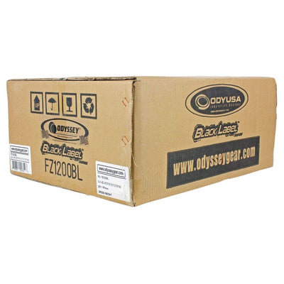 2 Odyssey FZ1200BL Technics 1200 Style Turntable Cases for Numark/Stanton Mixers - VMInnovations