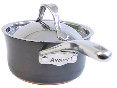 ANOLON 82526 10-Piece Nouvelle Copper Cookware Set Hard-Anodized Non Stick