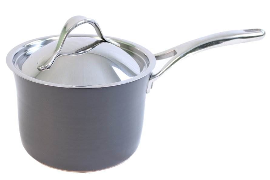 ANOLON 82526 10-Piece Nouvelle Copper Cookware Set Hard-Anodized Non Stick