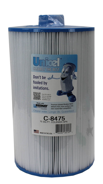 4) Unicel C-8475 Coleman Maax Spas Replacement Filter Cartridges 75 Sq Ft Each