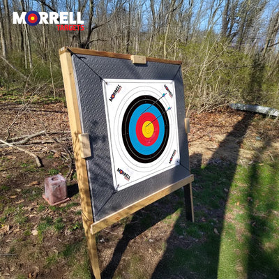 Morrell Targets Archery Target Face for Field Point Shooting Practice, 34" x 34" - VMInnovations