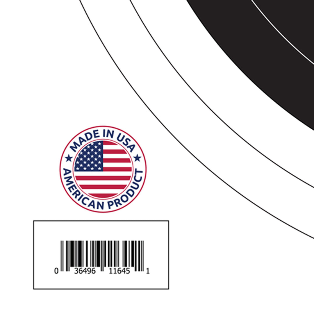 Morrell 60cm Bullseye Paper Face Shooting Targets, 100 Count (Open Box)