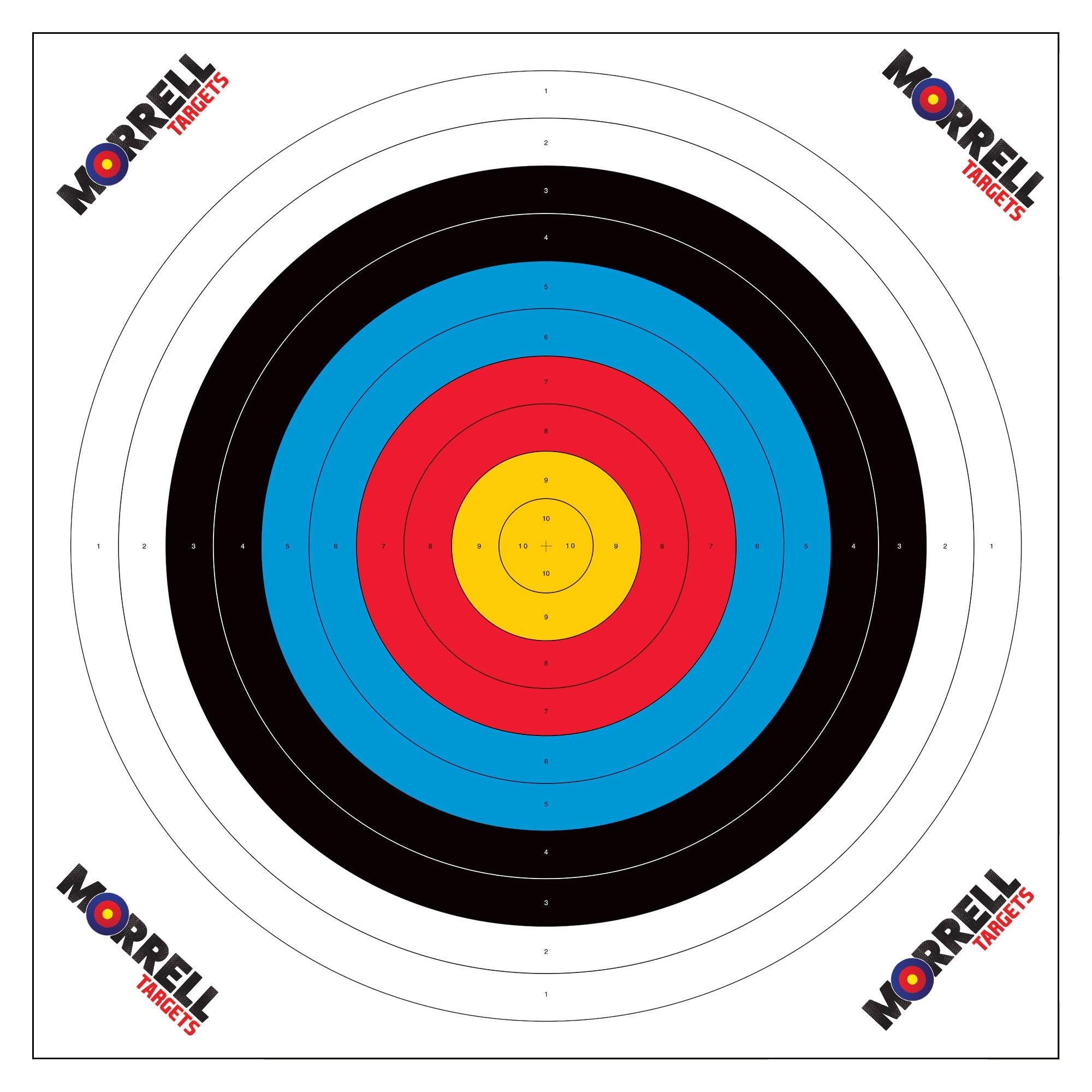Morrell Targets 80 Cm Paper Archery Target Face with Heavy Card Stock (Open Box)