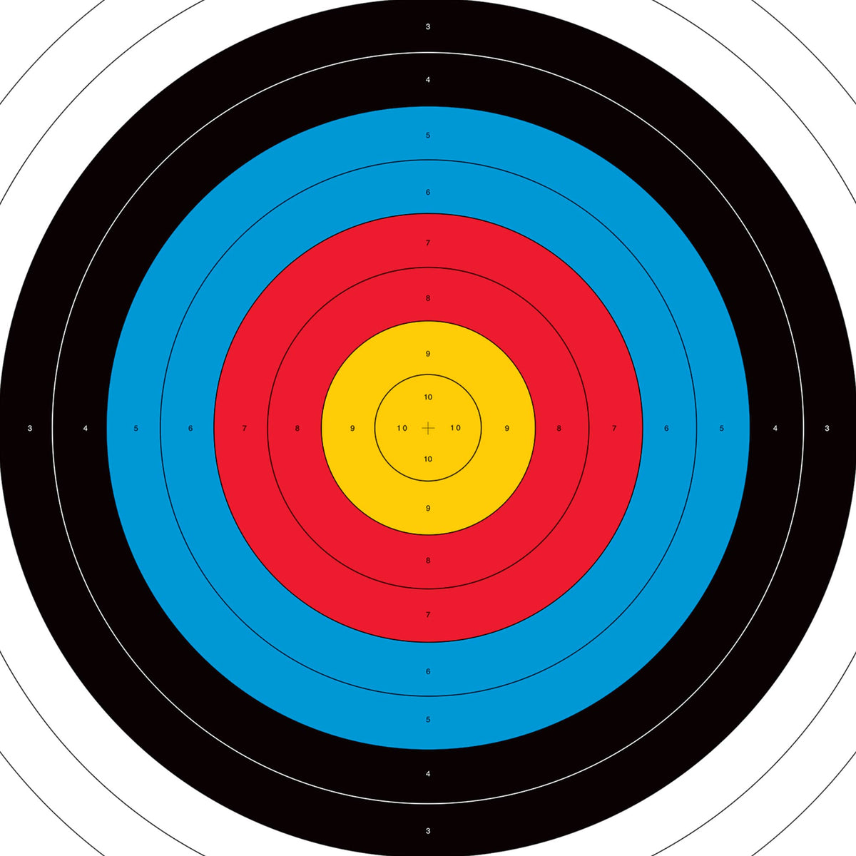 Morrell Targets 80 Cm Paper Archery Target Face with Heavy Card Stock (Open Box)