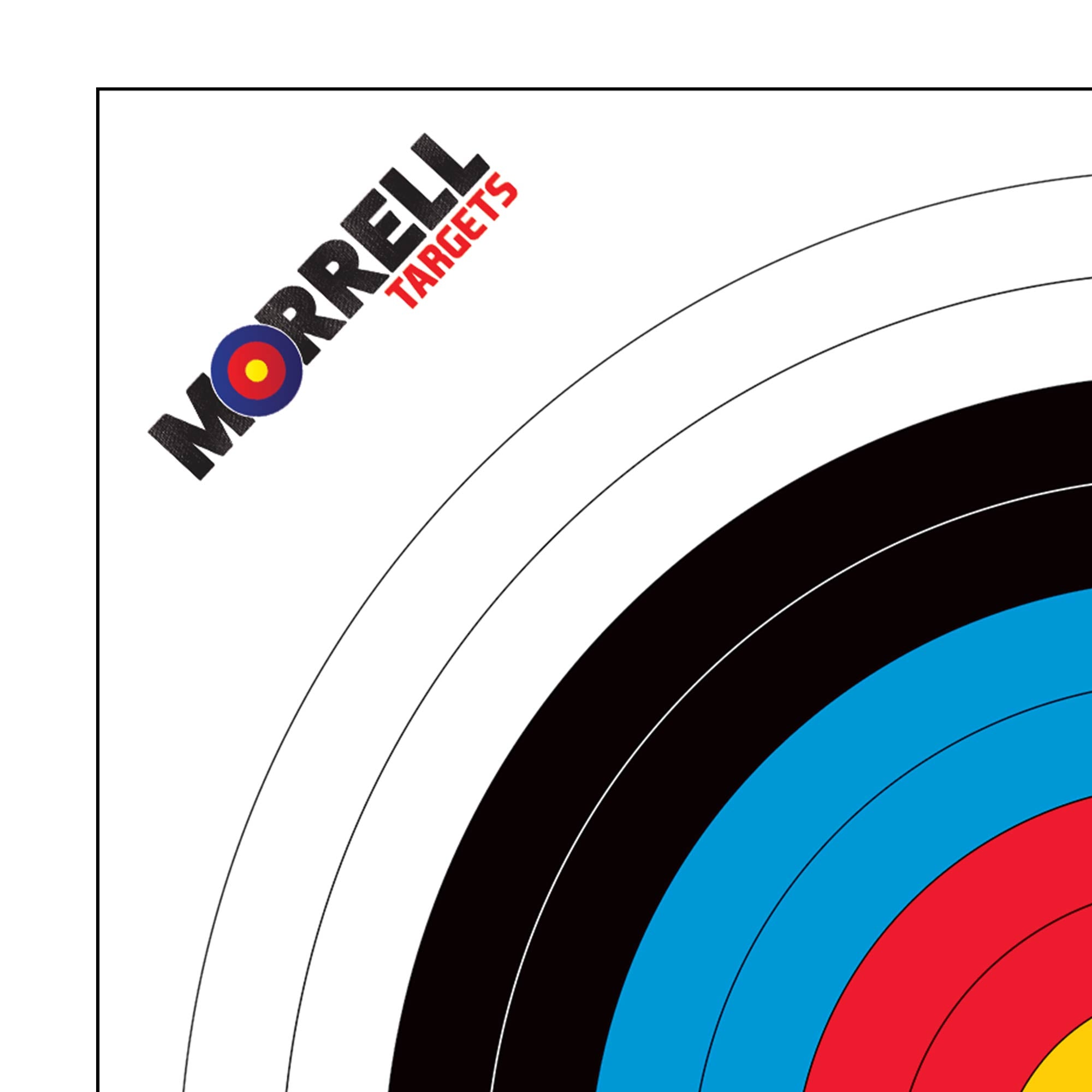 Morrell Targets 80 Cm Paper Archery Target Face with Heavy Card Stock (Open Box)