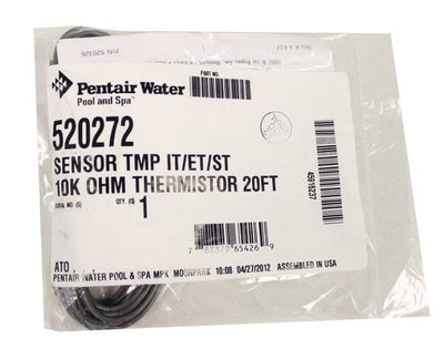 Pentair Water Air Solar Temperature Sensor IntelliTouch - 20 Ft Cable (Open Box)