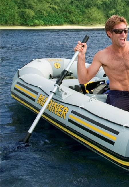 Intex Pair of Dual Purpose 48 to 96" Kayak Paddles and Inflatable Boat Oars