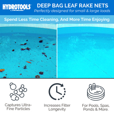 HYDROTOOLS by Swimline Extra Deep Mesh Skimmer Net for Pool or Pond (For Parts) - VMInnovations