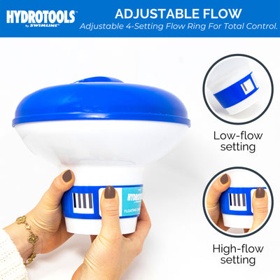 Hydrotools 8720 7" Swimming Pool Floating Dispenser Chlorine Tablets (Open Box) - VMInnovations