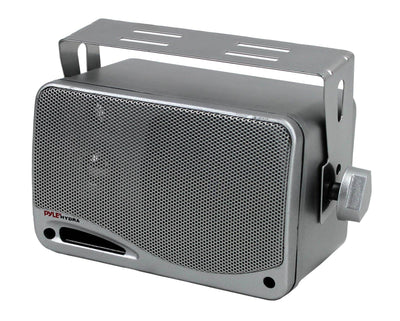 2) PYLE PLMR24S 3.5" 200 Watt Marine Audio Water Proof Mini-Box Speaker System