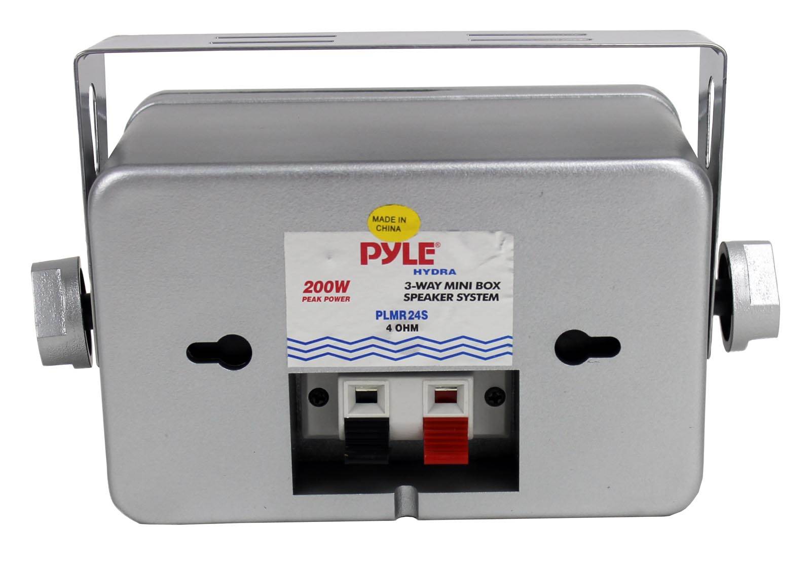 4) PYLE PLMR24S 3.5" 400 Watt Marine Audio Water Proof Mini-Box Speaker System