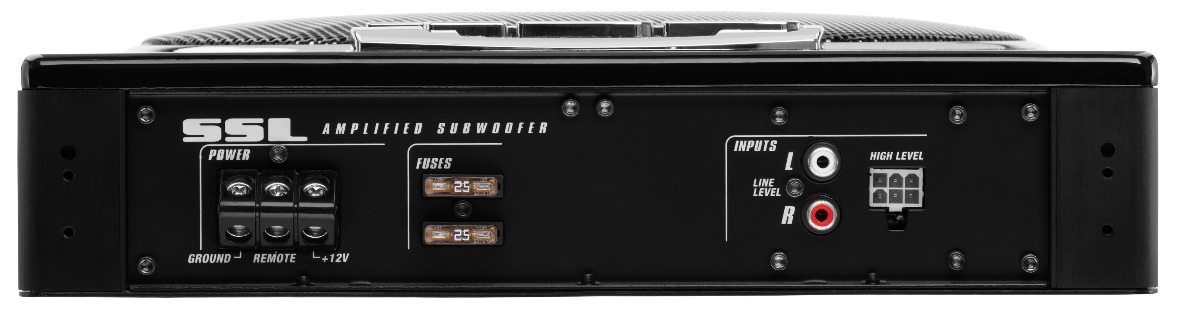 SOUNDSTORM LOPRO10 10" 1200W Car Audio Slim Under Seat Powered Subwoofer Sub