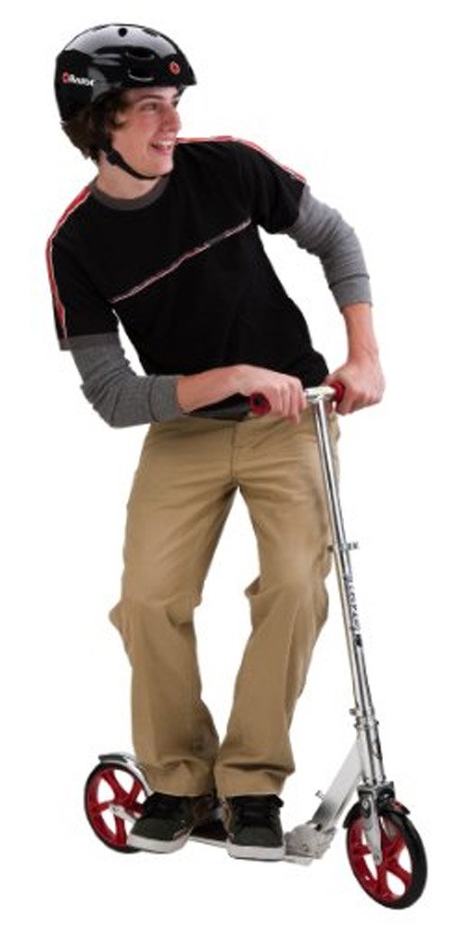 Razor A5 Lux Kids/Boys Aluminum Kick Folding Scooter - Red | 13013201 - VMInnovations