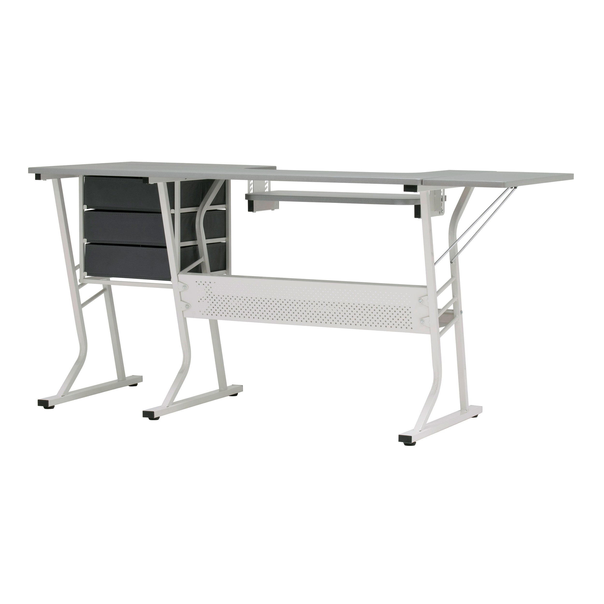 Sew Ready Eclipse Hobby Center Craft Table Computer Desk with Drawers (Used)