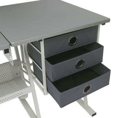 Sew Ready Eclipse Hobby Center Craft Table Computer Desk with Drawers (Used)