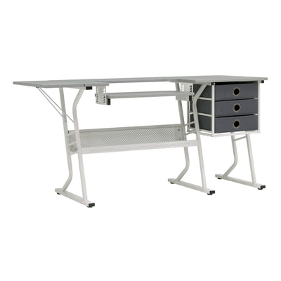 Sew Ready Eclipse Hobby Center Craft Table Computer Desk with Drawers (Used)