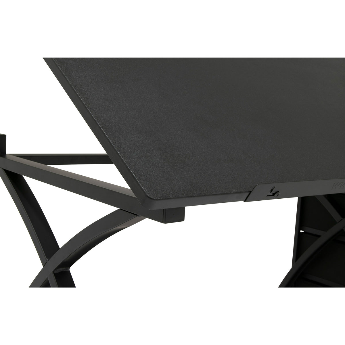 Studio Designs 2-Piece Craft Adjustable Tabletop w/ Storage & Stool Black (Used)